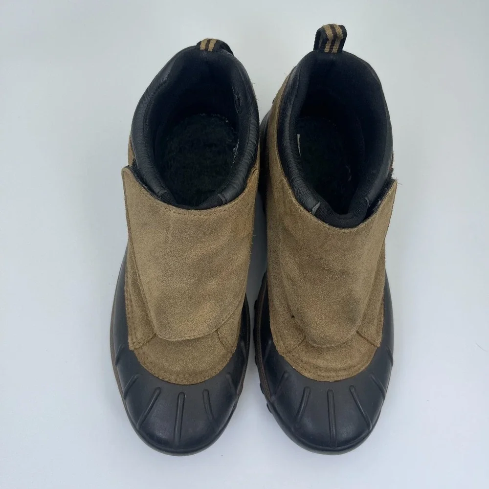 Comfortemp Waterproof Duck Winter‎ Snow Boots Men's Size 9 Brown Suede Leather